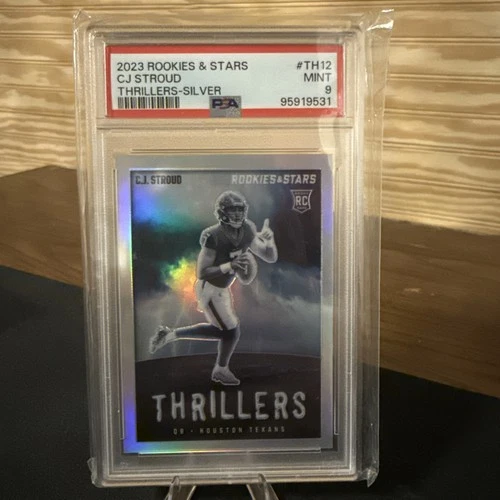 2023 Panini Rookies & Stars CJ Stroud Thrillers-Silver PSA 9 RC