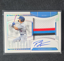 2025 National Treasures Colossal Material Autograph PJ Morlando Silver  17/25