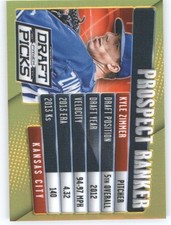 2014 Prizm Draft Picks #5 Kyle Zimmer Prospect Ranker Prizms Gold #/10