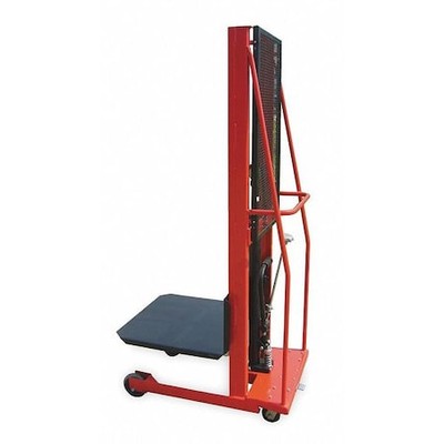 Dayton 2Mpt2 Manual Platform Lift Truck, Manual, 1,000 Lb Load Capacity, Foot