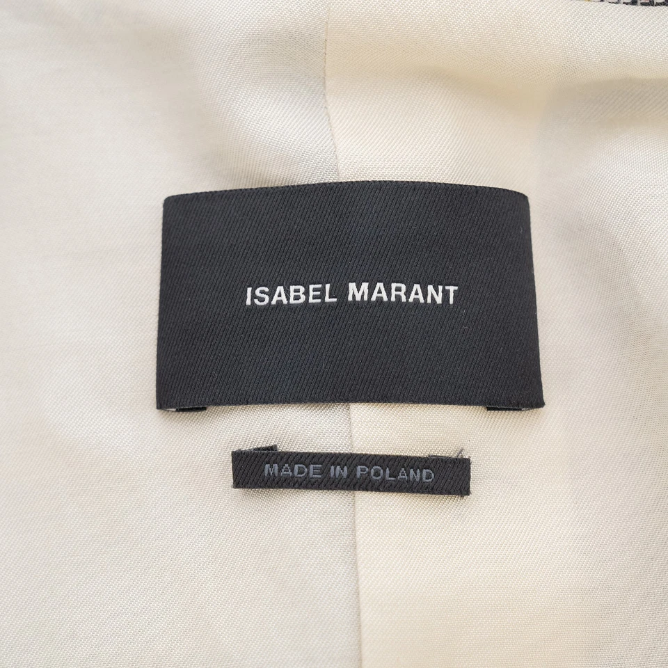 Conjunto de terno Isabel Marant peito duplo feminino multicolorido tamanho 36 - Imagem 3 de 4