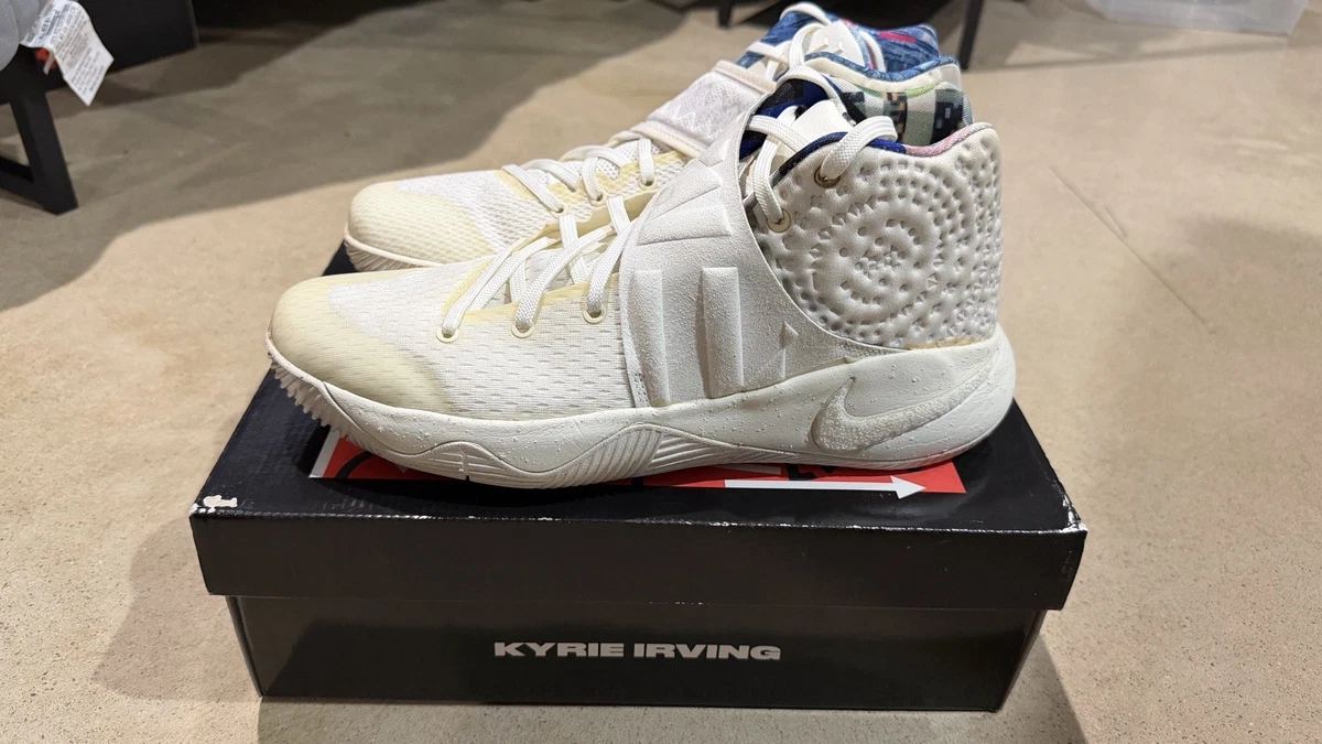 Nike Kyrie 2 USA 2016 Mens Shoes White Athletic Basketball Sneakers Size 13 Nike Kyrie 2 The Academy White 2016 for Sale | Authenticity  main image 2