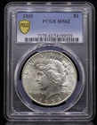 1935 Peace Dollar PCGS MS62