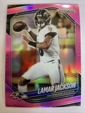 2025 Panini Prizm Lamar Jackson Pink Prizm Baltimore Ravens #78