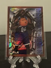 1996-97 Topps Finest - Common - Bronze Refractor #20 Tony Delk (RC) CHA Hornets