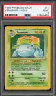 1999 POKEMON BASE SET UNLIMITED #15 VENUSAUR-HOLO PSA 9 MINT