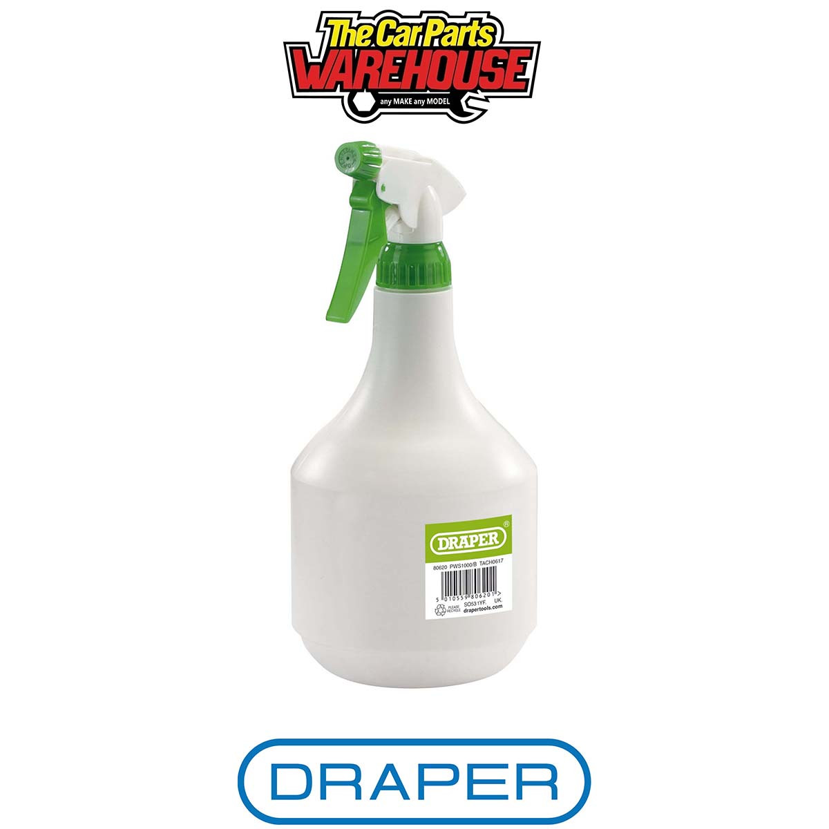 Draper 80620 Plastic Spray Bottle 1000ml