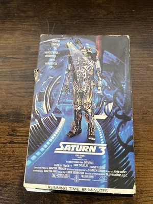 SATURN 3 BETA BETAMAX TAPE IN BOX KIRK DOUGLAS FARRAH FAWCETT MAGNETIC VIDEO
