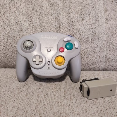 Nintendo GameCube - WaveBird Wireless Controller - Gray DOL-004 w/ Receiver