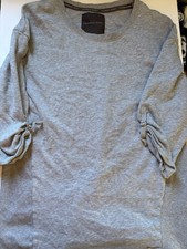 Victoria's Secret long-sleeve sweatshirt with tie-cuffs Size Medium B 