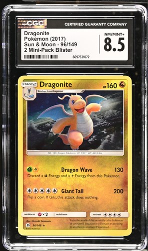 Dragonite graded CGC 8.5 for sale on eBay