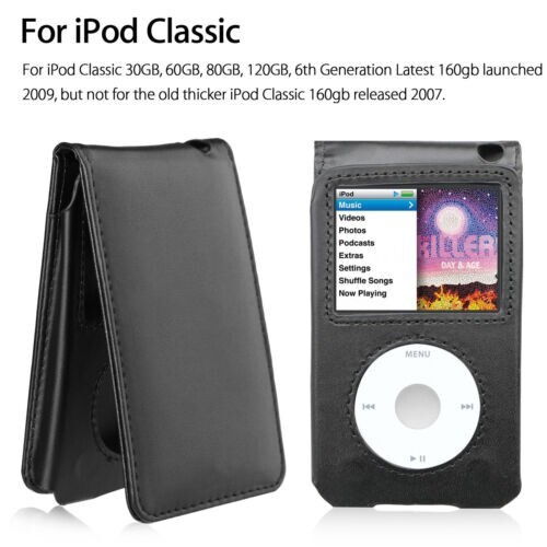 PU Leather Case Cover for Apple iPod Classic 7th 120GB 160GB 5th