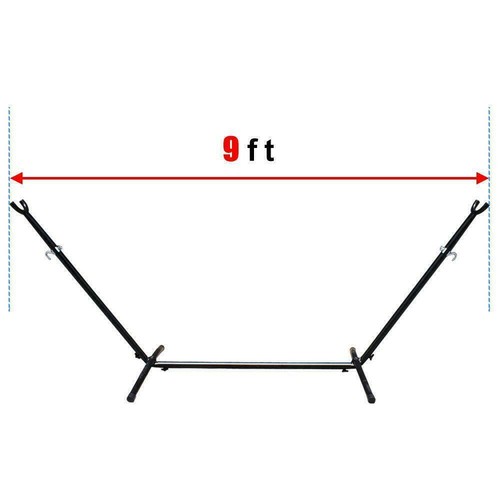 Double Hammock Space-saving Steel Frame Including Portable Carrying Case - Picture 2 of 8