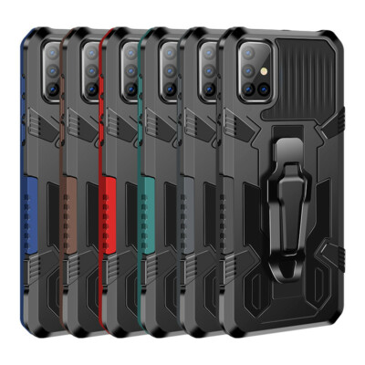 For Xiaomi Mi 10T Pro Lite Poco X3 NFC M3 Case Armor Kickstand With Clip Cover
