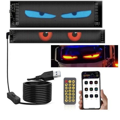 Devil's Eye Lampe LED-Bildschirm Auto-Augenlicht Lkw dynamisches Licht Für Lkw - Bild 1 von 26