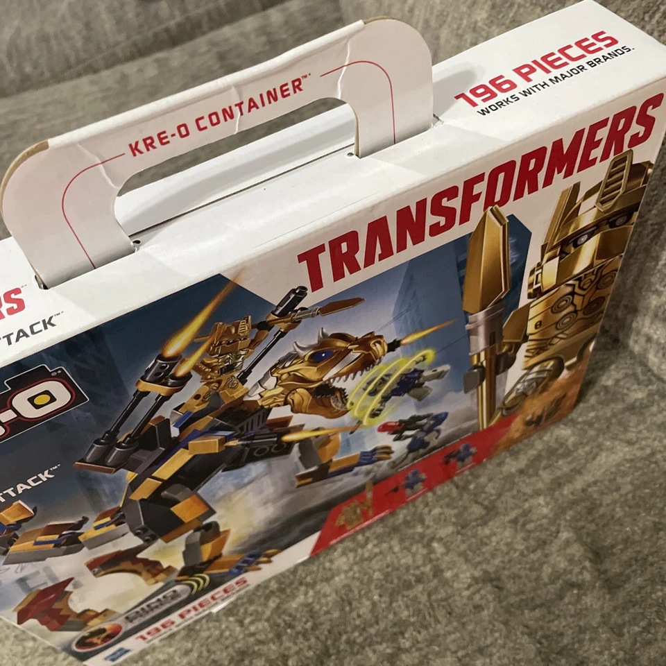 Kre-O Transformers Grimlock Street Attack  Gold Optimus Prime Kreo A6955 **NEW** - Image 4 of 4
