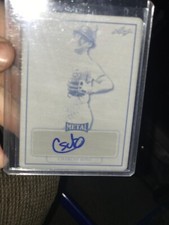Charlee Soto 2022 Leaf Perfect Game Twins Prospect RC Auto #1/1 Print Plate