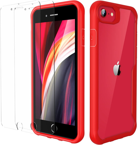 ORETECH per Cover Iphone SE 2022(5G), Iphone SE 2020, Cover Iphone 8/7 [2X Pelli - Foto 2 di 12