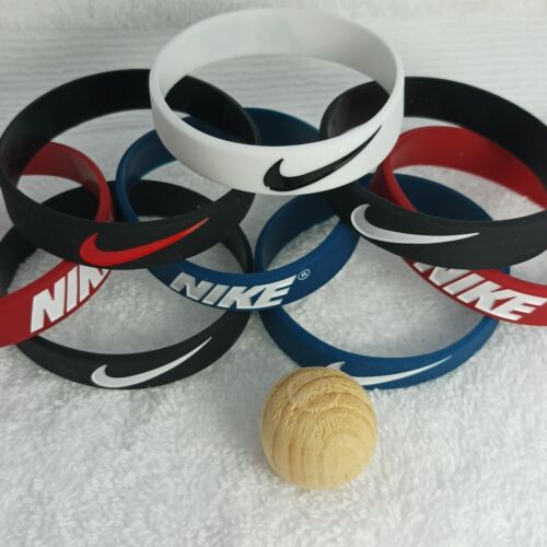 1x Herren Gummi Armband Nike Men Silikon Wristband Sport Kids Bracelet - Bild 3 von 44