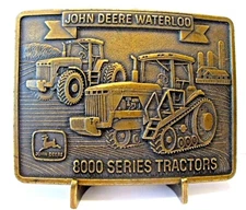 *1997 John Deere Crossing 8000 & 8000T Series 8300T 8100 Tractor Belt Buckle  jd