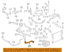 GM OEM 17-18 CT6 Cooling Hoses Pipes-Hose 23118002