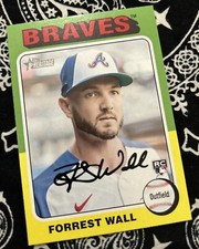 2024 Topps Heritage #494 Forrest Wall RC Atlanta Braves