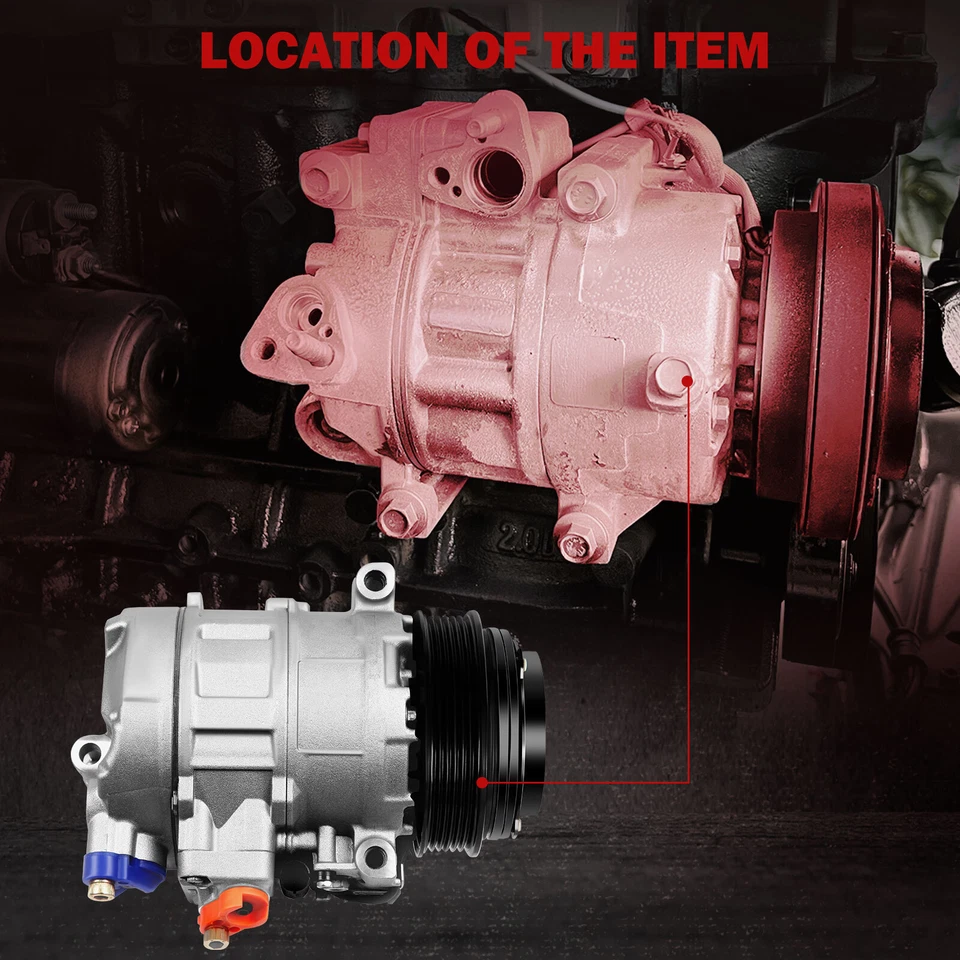 For Mercedes-Benz CLK320 1998-2002 Dodge Sprinter 04-08 Crossfire A/C Compressor - Изображение 2 из 4