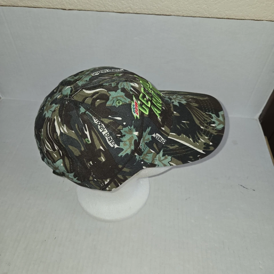 MTN Dew Get Out And Dew 迷彩帽子可调节绑带 Hitwear 出品 — 第 2/4 张图片