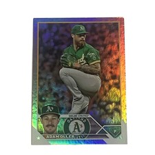 2023 Topps Series 2 Baseball Adam Oller Card #542 Rainbow Foil Athletics