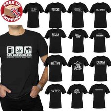 Funny Men's T-Shirts Joke Birthday Gift Novelty T-Shirts Father Adult S to 5XL