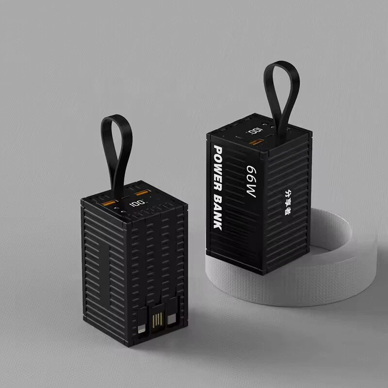 Banco de alimentación PD 2025 66W 20000 mAh batería externa portátil carga rápida LED Foto 2 de 4