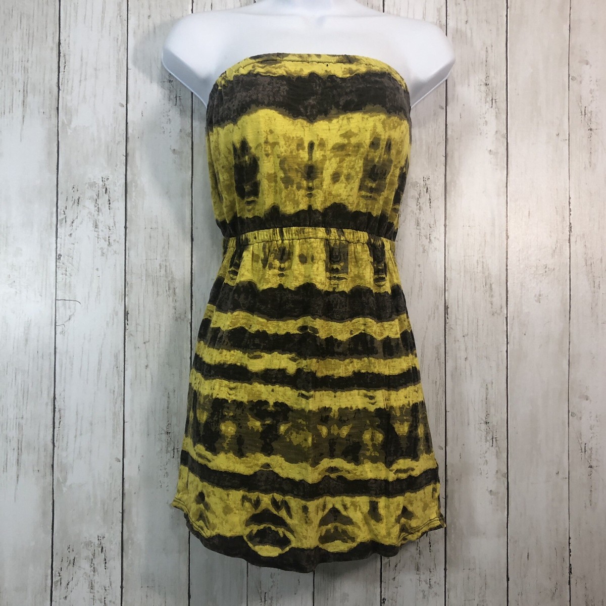 Ecote Strapless Tie Dye Dress/Tunic XS | eBay