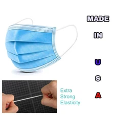 Paracord Planet Soft Flat Elastic Cord - 5mm White - 10, 25, & 50 Feet for MASK