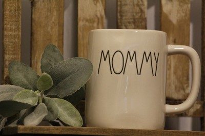 Rae Dunn LL Large Letter Coffee Mug Assorted HTF BOSS MOM MOMMY MAMA PRETTY MOM