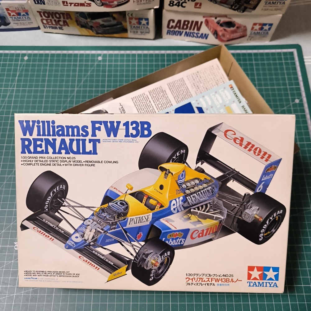 Tamiya 1/20 Williams FW-13B Renault Grand Prix Collection No.25