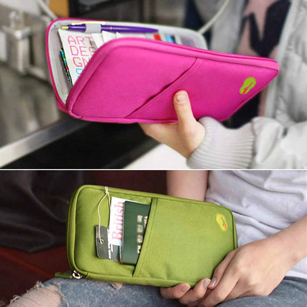 womens travel wallet organizer