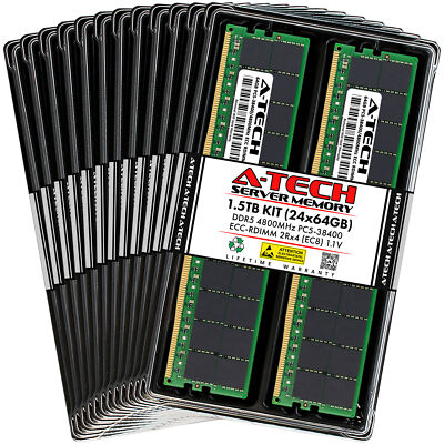 24x64GB PC5-4800 EC8 RDIMM Tyan B8056T70V8E6HR-2T TS70A