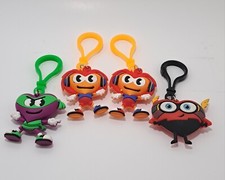 American Heart Association Kids Heart Challenge Rubber Keychain Set of 4