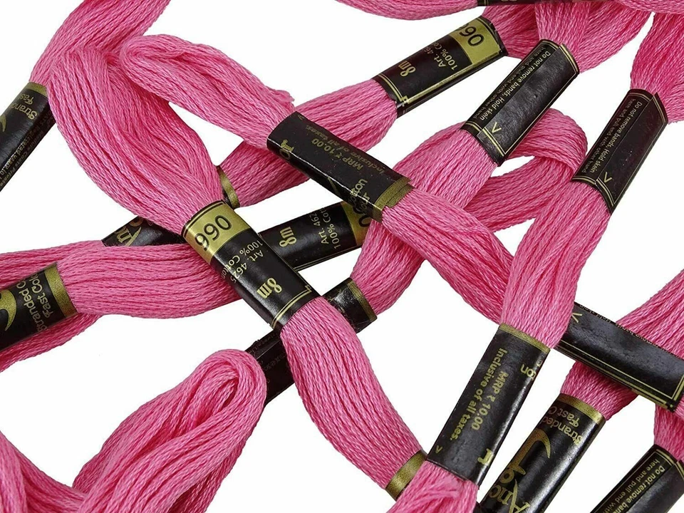 Anchor Threads Hand Embroidery Thread Stranded Cotton Cross Stitch Floss Pink - Image 3 of 4