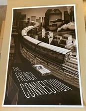 THE FRENCH CONNECTION MONDO POSTER RARE LTD EDITION SCREEN PRINT ADAM SIMPSON
