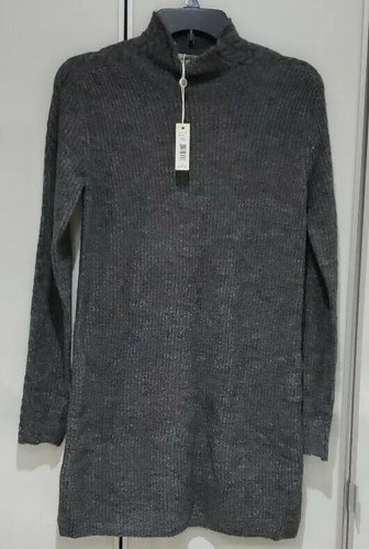 MAX STUDIO LONG SLEEVE SWEATER DRESS 