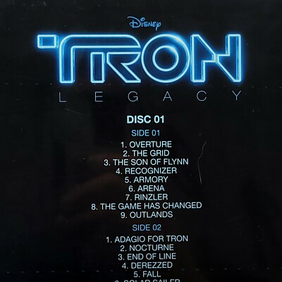 Disney Tron Legacy Vinyl Soundtrack 2-LP Daft Punk Target