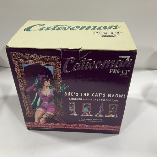 Estatua pin-up Catwoman 89/1250 She's The Cat's Meow DC Comics nueva en caja - Imagen 6 de 8
