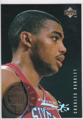 UPPER DECK,SPX、ルーキーカード CHARLES BARKLEY ROOKIE Upper Deck ELECTRIC COURT INSERT CARD