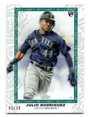 Julio Rodriguez 99枚限定 サインカード clearly Julio Rodriguez 99枚限定 サインカード clearly