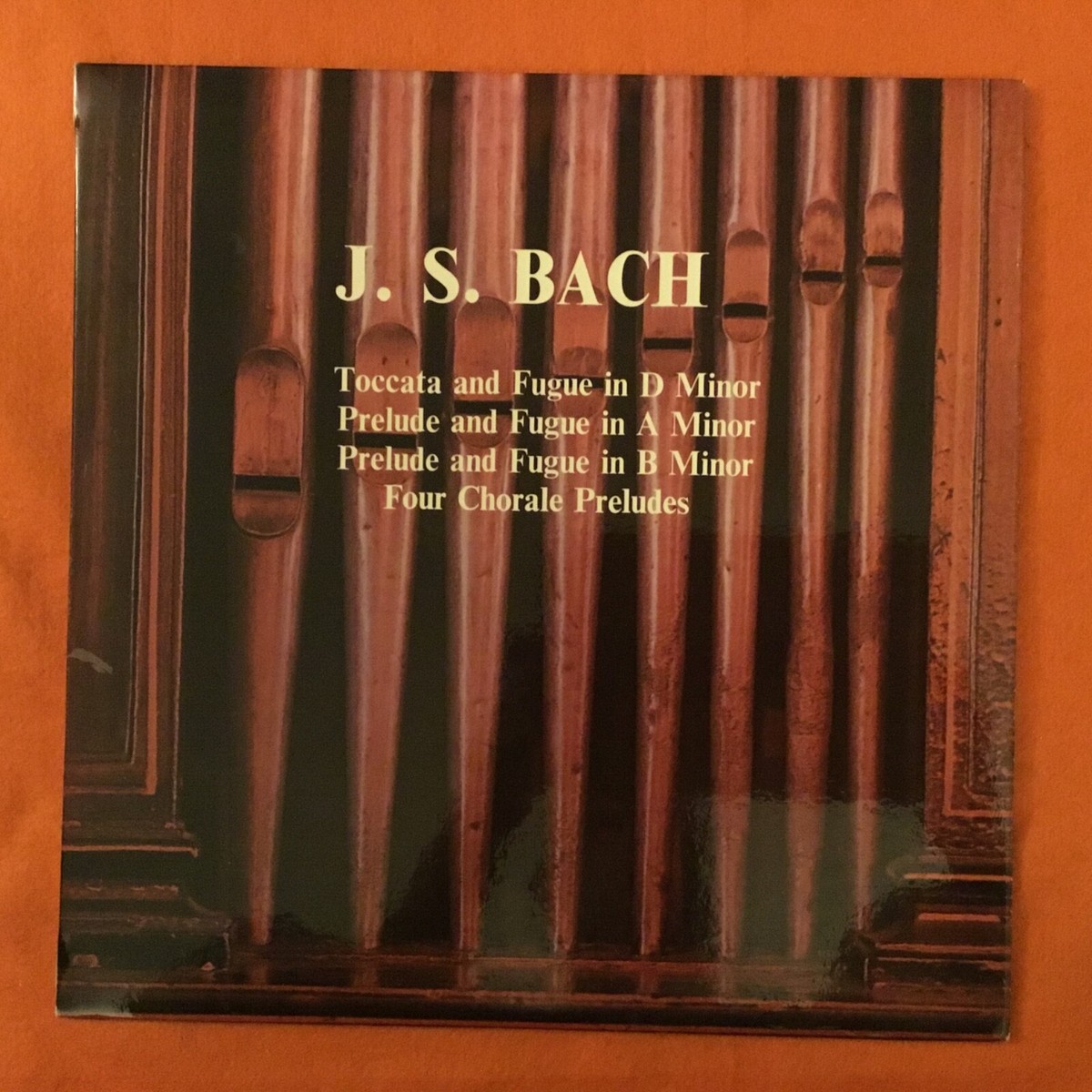 J・S・バッハ Toccata & Fuge LP J.S. Bach- Toccata & Fugue- Peeters