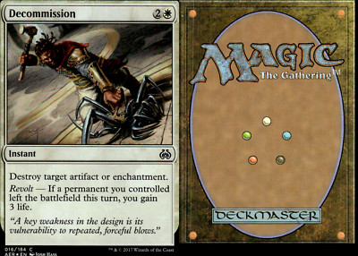 mtg 摘出　foil Magic the Gathering -MTG-Decommission Foil | eBay