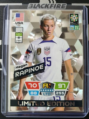 Panini Adrenalyn XL Womens World Cup 2023 Megan Rapinoe USA LIMITED EDITION 
