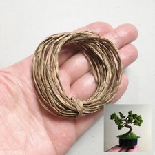 M01408 MOREZMORE Paper Wire TAUPE 1.5mm 5Y 15 ft Floral Vine Wire Bind Wire 26Ga