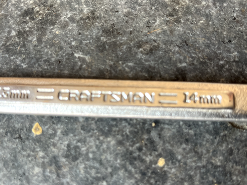 CRAFTSMAN -VA- 44177 13 mm x 14 mm llave métrica tuerca de llamaradas EE. UU. herramienta de mano - Imagen 3 de 6